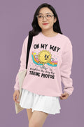 Cute Photographer Sweatshirt for Daughter Who Loves Photography Colorful Photography Major Graduation Gift Wedding or Family Photographer Sweatshirt – Aesthetic Look · High-Quality Print