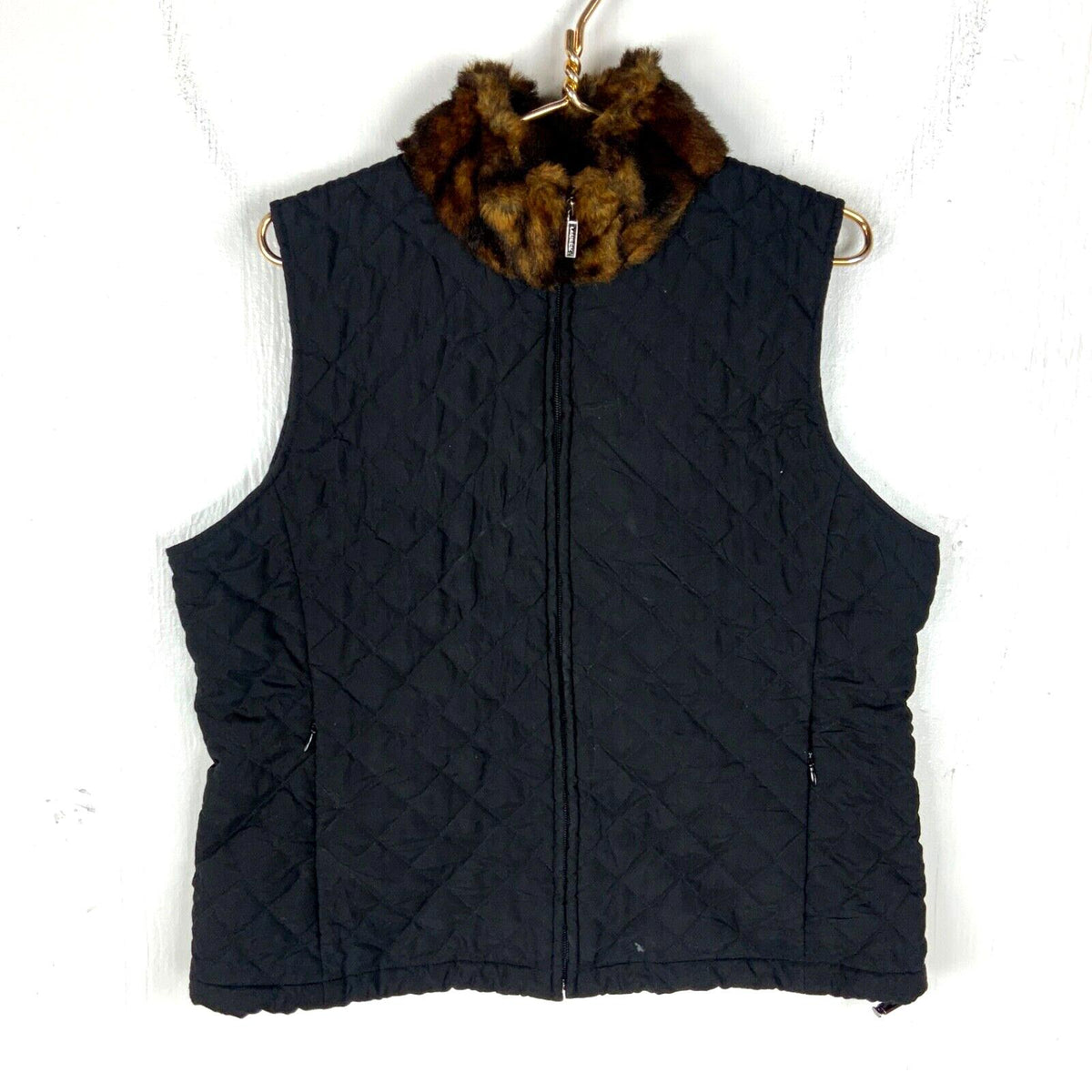 Lauren Ralph Lauren Women39s Quilted Vest Large Black Full Zip Graphic Tee – Aesthetic Look · Must-Have Style
