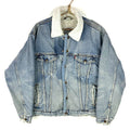 Vintage Levis Denim Jean Jacket Large Blue Snap Button Sherpa Lined Distressed Graphic Tee – Feel-Good Design · Great Gift For Fans