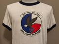 Vintage 80s Security Police Squadron Motto Unity Support And Strength Eagle Paper Thin Tshirt L Graphic Tee – Soft Feel · High-Quality Print