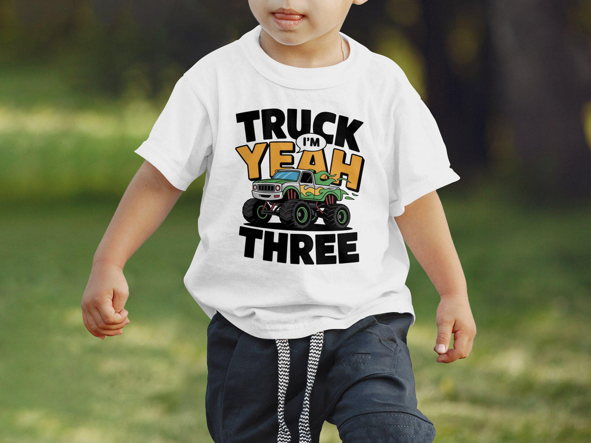 Kids Monster Truck Birthday Shirt Boys 3rd Birthday TShirt Birthday Shirt for Boys 3 Years Old Truck Birthday Shirt Graphic Tee – Everyday Comfort · Perfect For Daily Wear