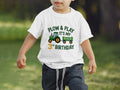 Boys 3rd Birthday T Shirt Tractor Theme Plow and Play Birthday Shirt 3 Years Old Birthday Outfit Boys T Shirt Gift for 3rd Birthday Graphic Tee – Everyday Comfort · High-Quality Print