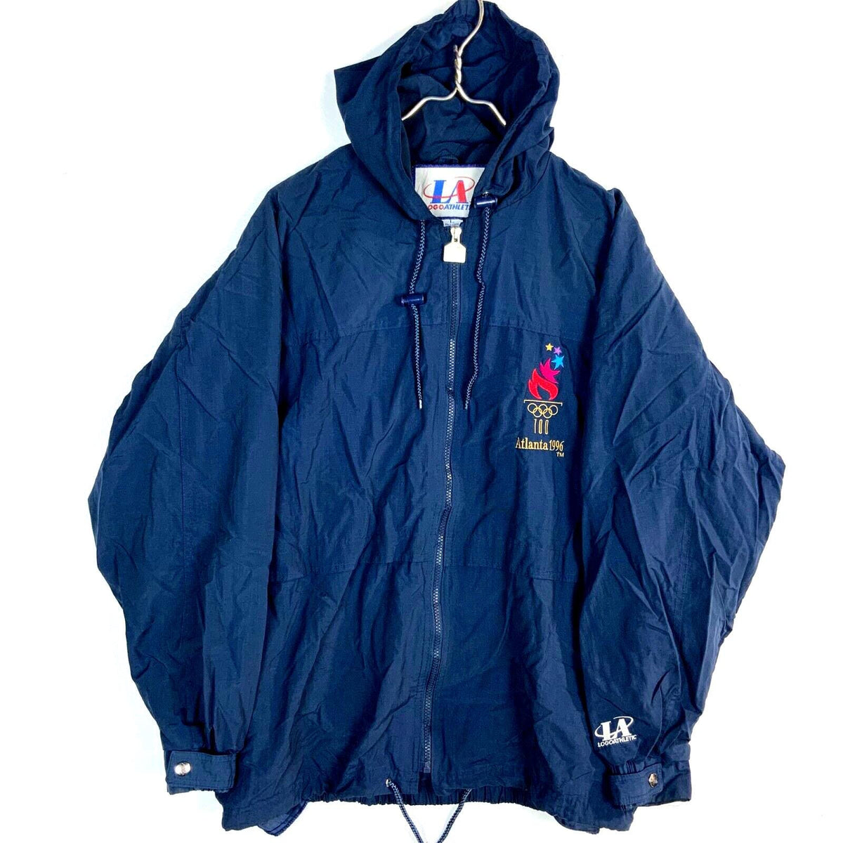 Vintage Logo Athletic Team Usa Jacket Large Windbreaker Blue Olympics Zip 1996 Graphic Tee – Aesthetic Look · Great Gift For Fans