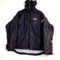 Vintage Tommy Hilfiger Windbreaker Jacket Size Medium Black Hooded Tommy Jeans Graphic Tee – Bold Style · High-Quality Print