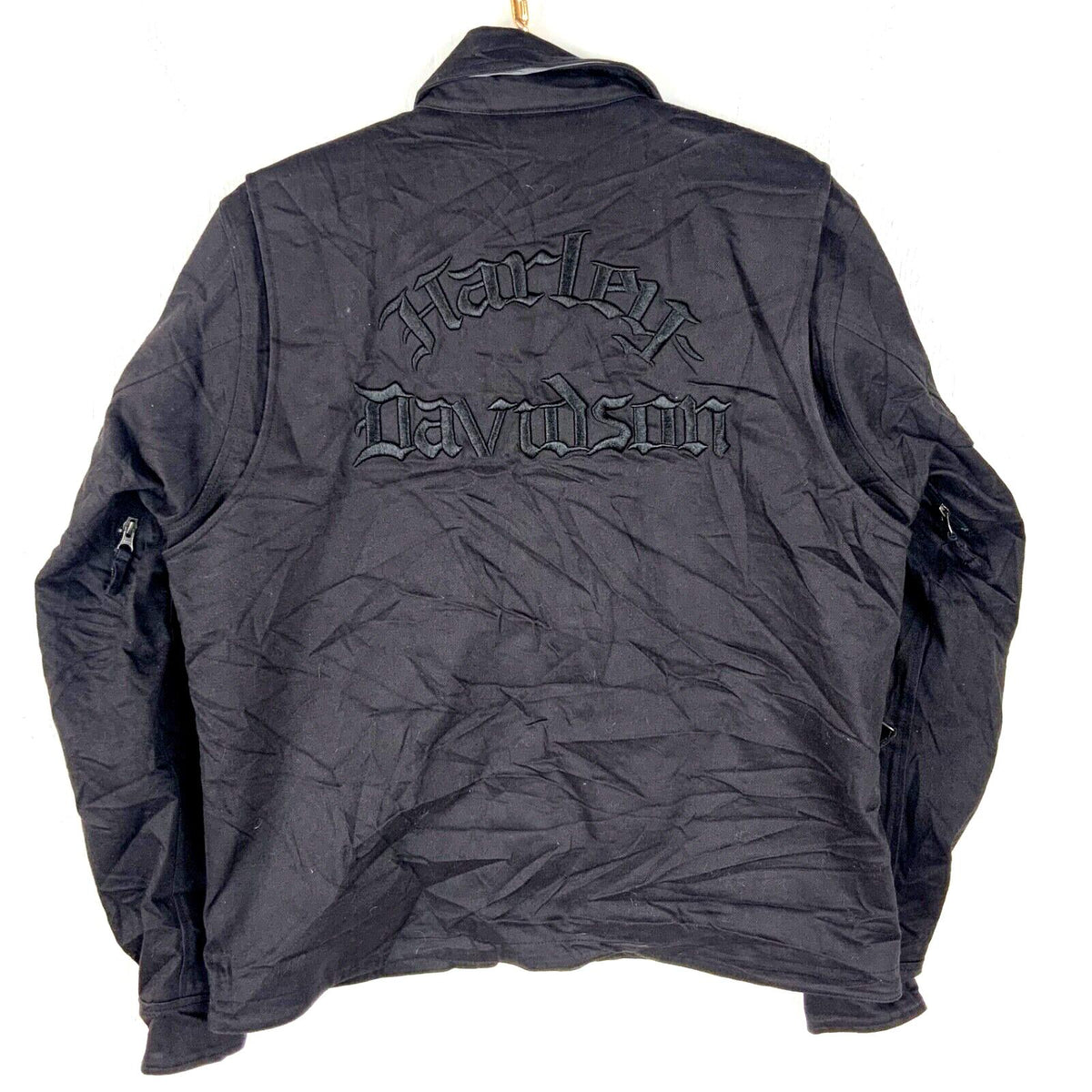 Harley Davidson Motorcycle Denim Jacket Large Blue Full Zip Padded Graphic Tee – Easygoing Wear · Top Pick For Any Outfit