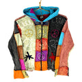 Boho Shop Therapy Women39s Sweatshirt Hoodie Small Multicolor Full Zip Hippie Hoodie – Cozy Vibes · Great Gift For Fans