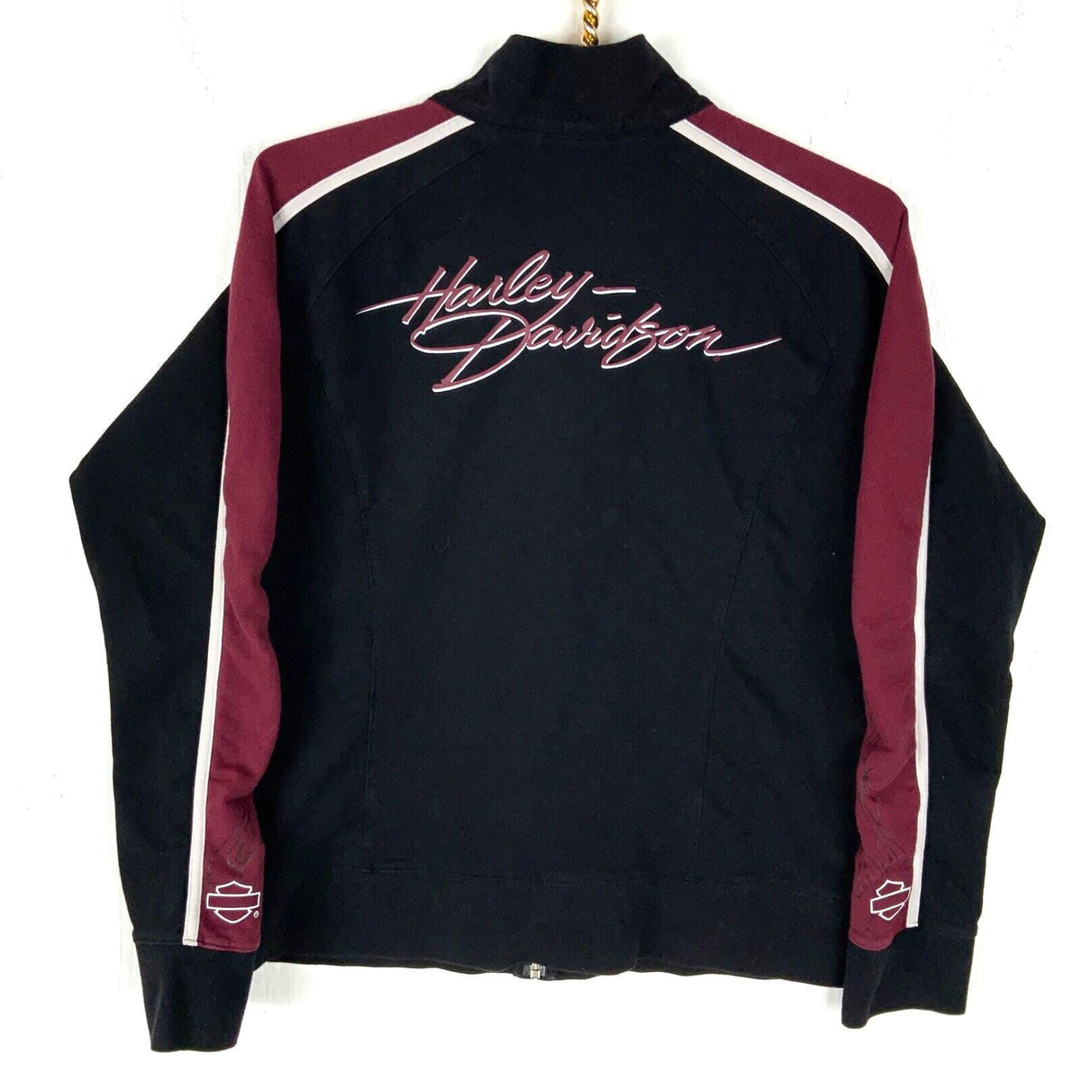 Harley Davidson Women39s Sweatshirt High Neck Size XL Black Full Zip Sweatshirt – Everyday Comfort · Perfect For Daily Wear