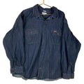 Carhartt Denim Shirt Size 3XL Blue Button Up Long Sleeve Work Wear Original Fit Graphic Tee – Warm & Stylish · Must-Have Style