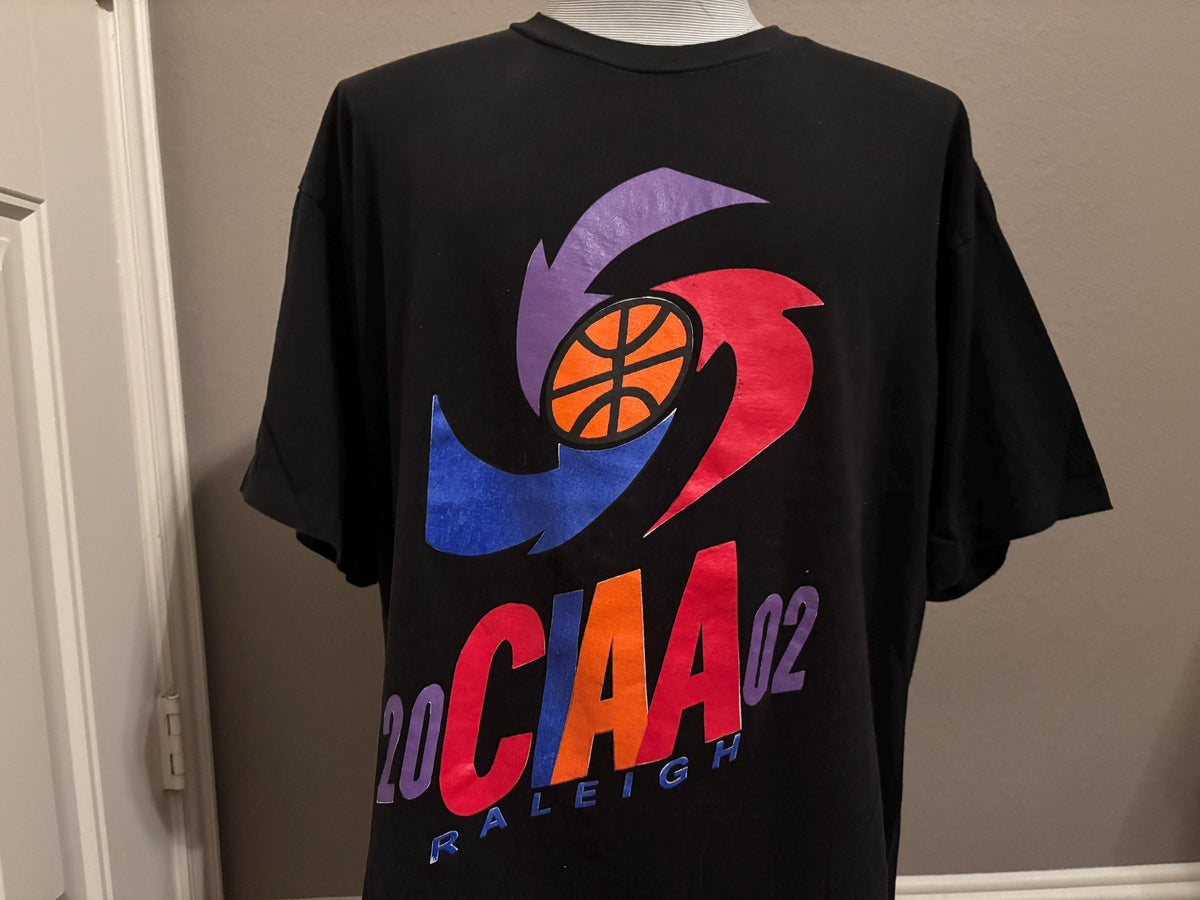 Vintage 2000s CIAA Raleigh 2002 Basketball Athletic Association Tshirt XXL Graphic Tee – Fan Favorite · High-Quality Print
