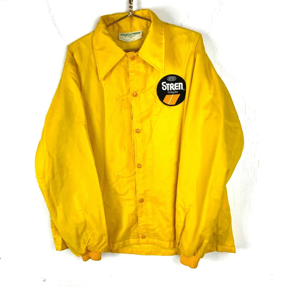 Vintage Stren Fishing Line Windbreaker Jacket XL Yellow Snap Button 90s Graphic Tee – Everyday Comfort · Trending Graphic Apparel