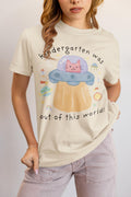 Last Day of School Cat Lover Tee Shirt Funny Saying UFO Space Lover Shirt End of School Year Matching Tee for Kindergarten Teacher or Crew Graphic Tee – Cozy Vibes · Top Pick For Any Outfit