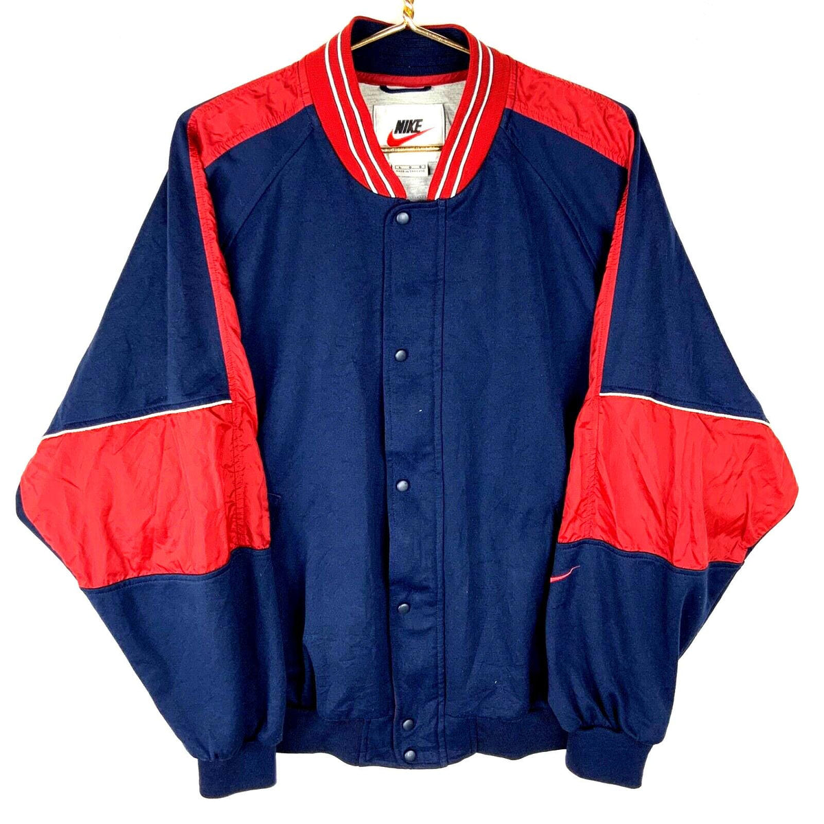 Vintage Nike Track Jacket Large Blue Full Zip Bomber 90s Graphic Tee – Soft Feel · Must-Have Style