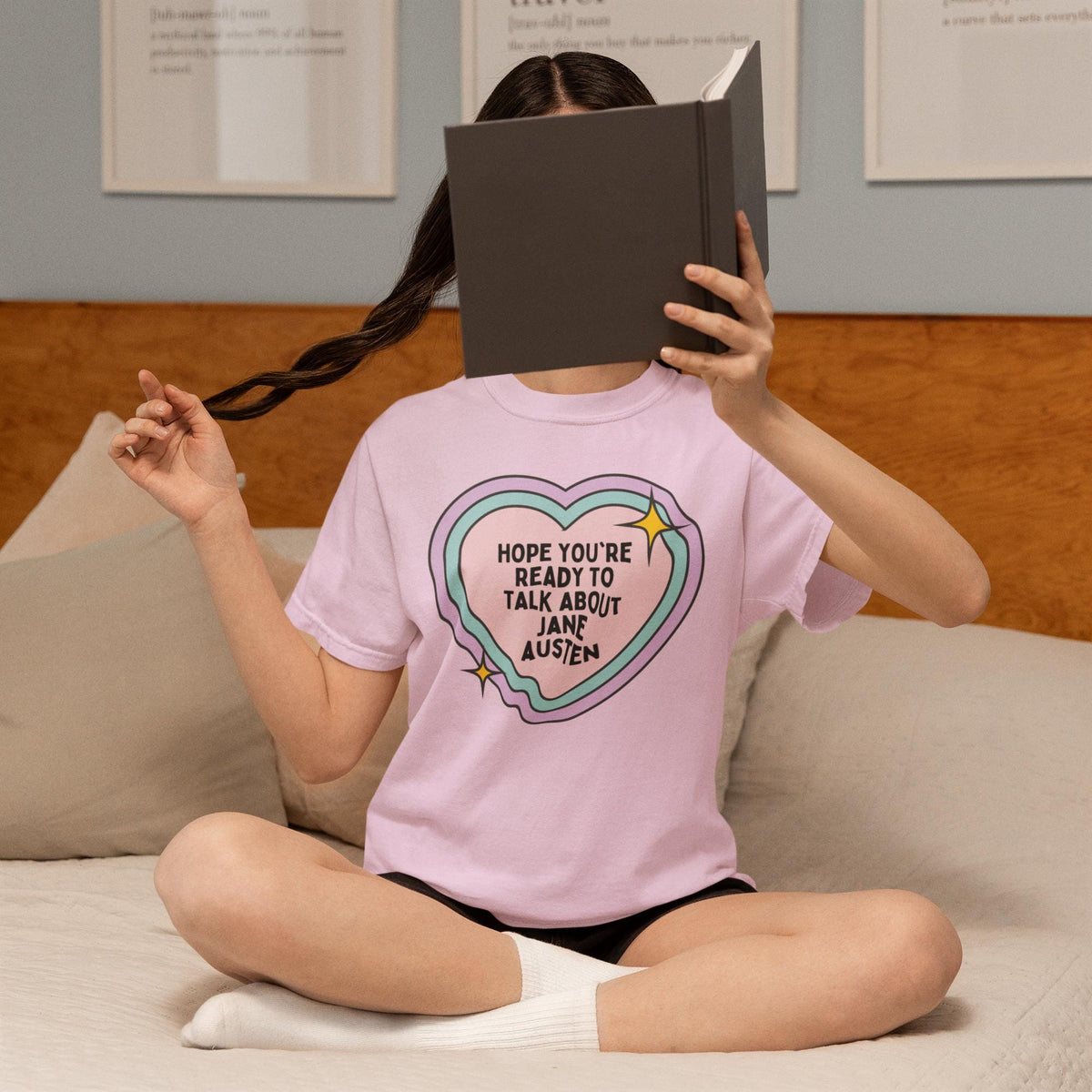 Jane Austen Tee Shirt for Romance Reader Who Loves Classic Literature Pride and Prejudice Bookworm Shirt English Literature Birthday Gift Graphic Tee – Cozy Vibes · Trending Graphic Apparel