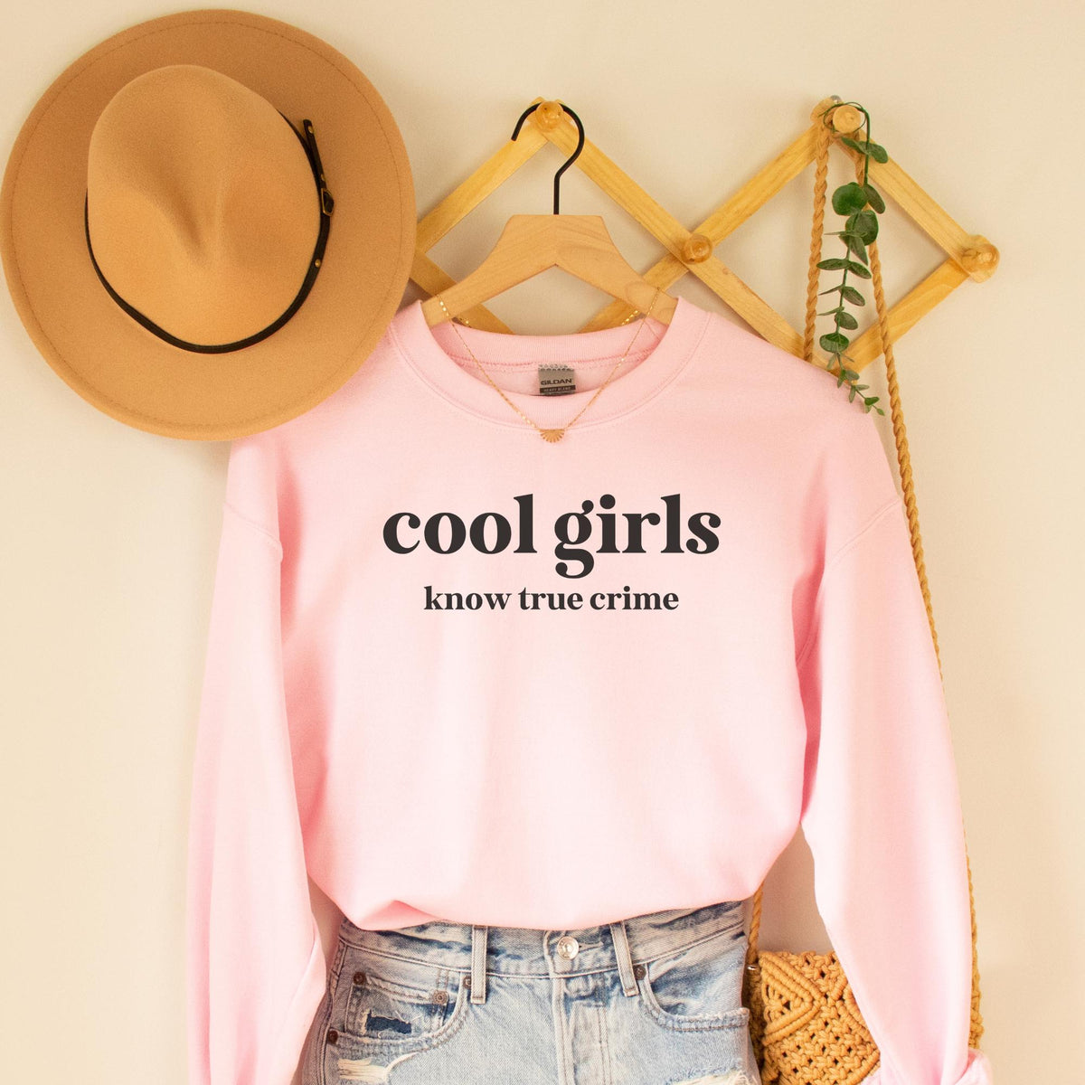True Crime History Sweatshirt Cool Girls Know True Crime Funny Saying Shirt for Sister or Friend Who Loves Spooky History or Documentaries Sweatshirt – Warm & Stylish · High-Quality Print