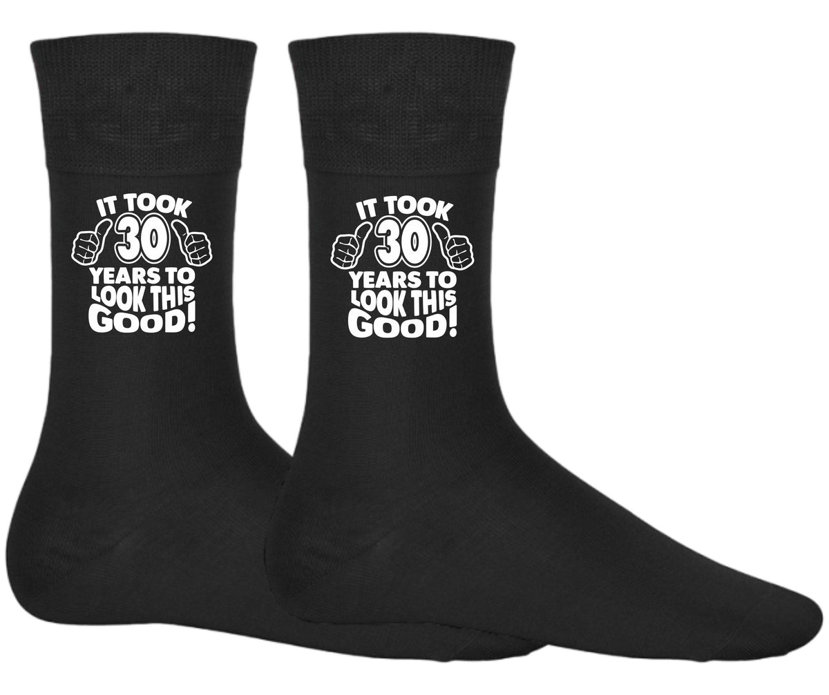 30th Birthday Socks It Took 30 Years Fun Novelty Socks Born in 1995 Gifts 30 Years Old Birthday Men Women Graphic Tee – Premium Graphic · Great Gift For Fans