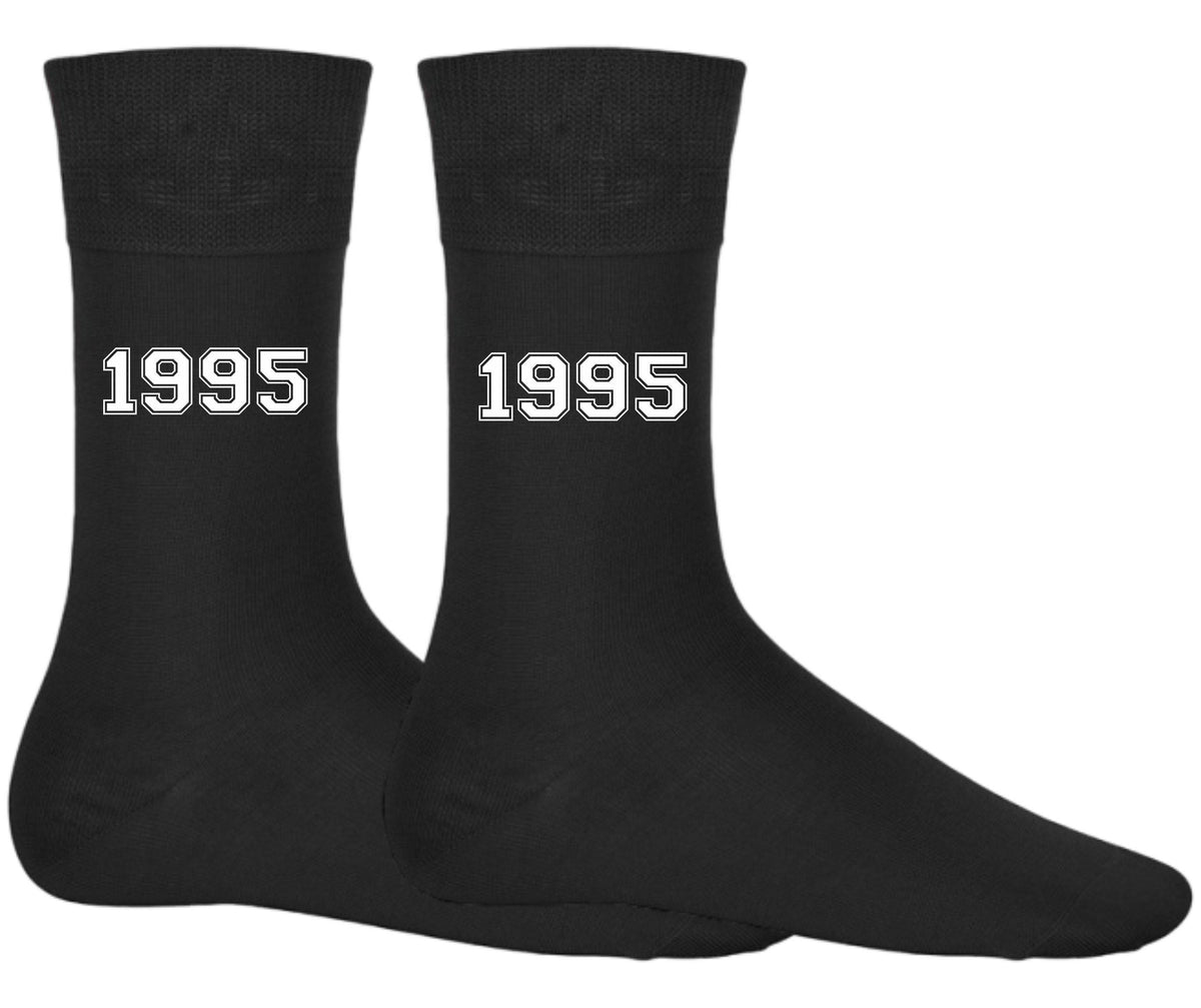 1995 Birthday Socks 30th Birthday Gift Born in 1995 Funny Socks Novelty Socks Men Women Fun 30 Years Old Birthday Socks Graphic Tee – Warm & Stylish · Must-Have Style