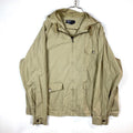 Vintage Polo Ralph Lauren Windbreaker Jacket Size XL Beige Hooded Full Zip Graphic Tee – Warm & Stylish · Must-Have Style