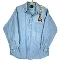 Vintage Looney Tunes Warner Bros Shirt Large Blue Long Sleeve Button Up Cartoon Graphic Tee – Everyday Comfort · Trending Graphic Apparel
