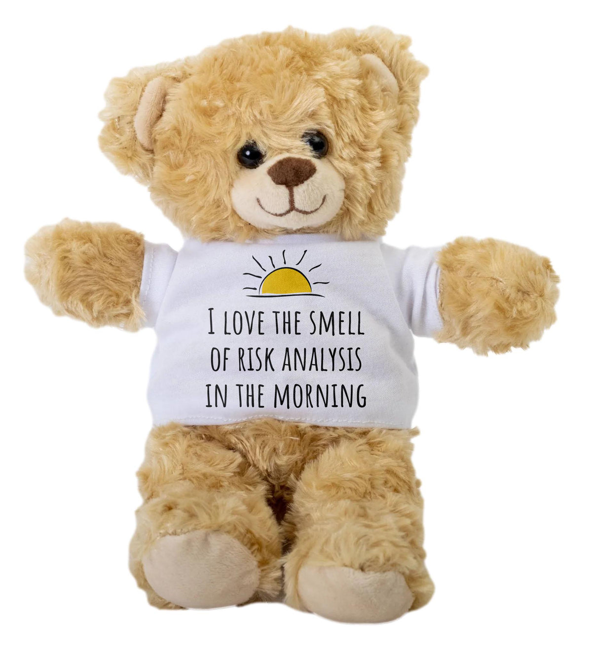 Actuary Gift Funny Risk Analyst Teddy Bear Finance Humor I Love the Smell of Risk Analysis in the Morning Graphic Tee – Premium Graphic · Great Gift For Fans