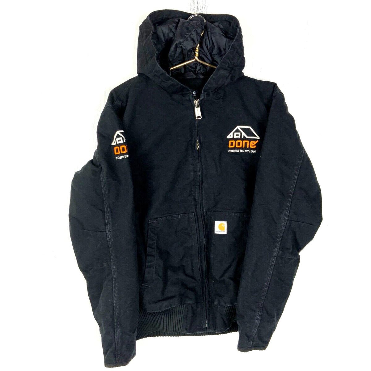 Carhartt Duck Jacket Small Black Full Zip Quilted Workwear Graphic Tee – Soft Feel · Perfect For Daily Wear