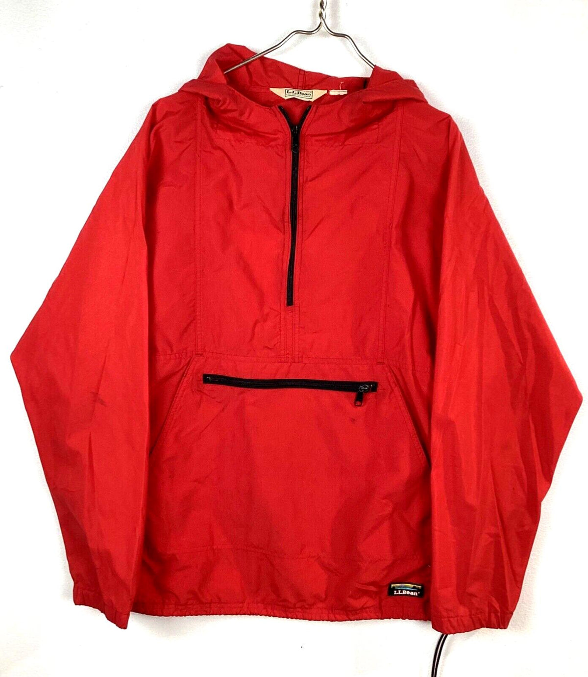 Vintage LL Bean Windbreaker Jacket Size Large Red Hooded Half zip Made Usa 90s Graphic Tee – Feel-Good Design · Must-Have Style