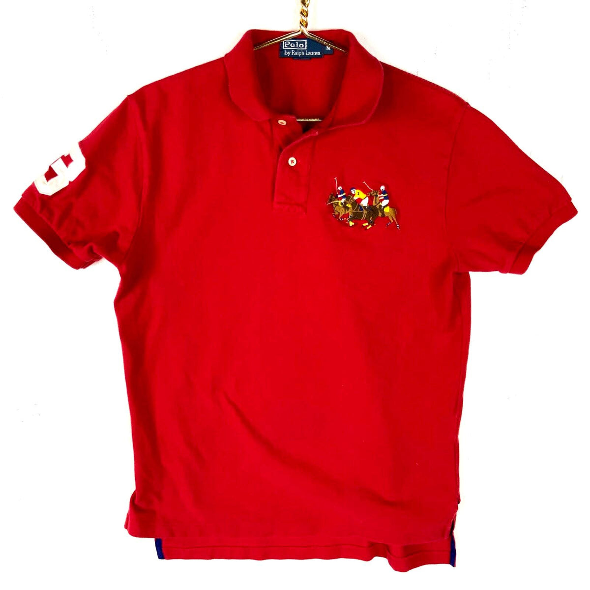 Vintage Polo Ralph Lauren Short Sleeve Rugby Shirt Medium Red Graphic Tee – Everyday Comfort · Must-Have Style