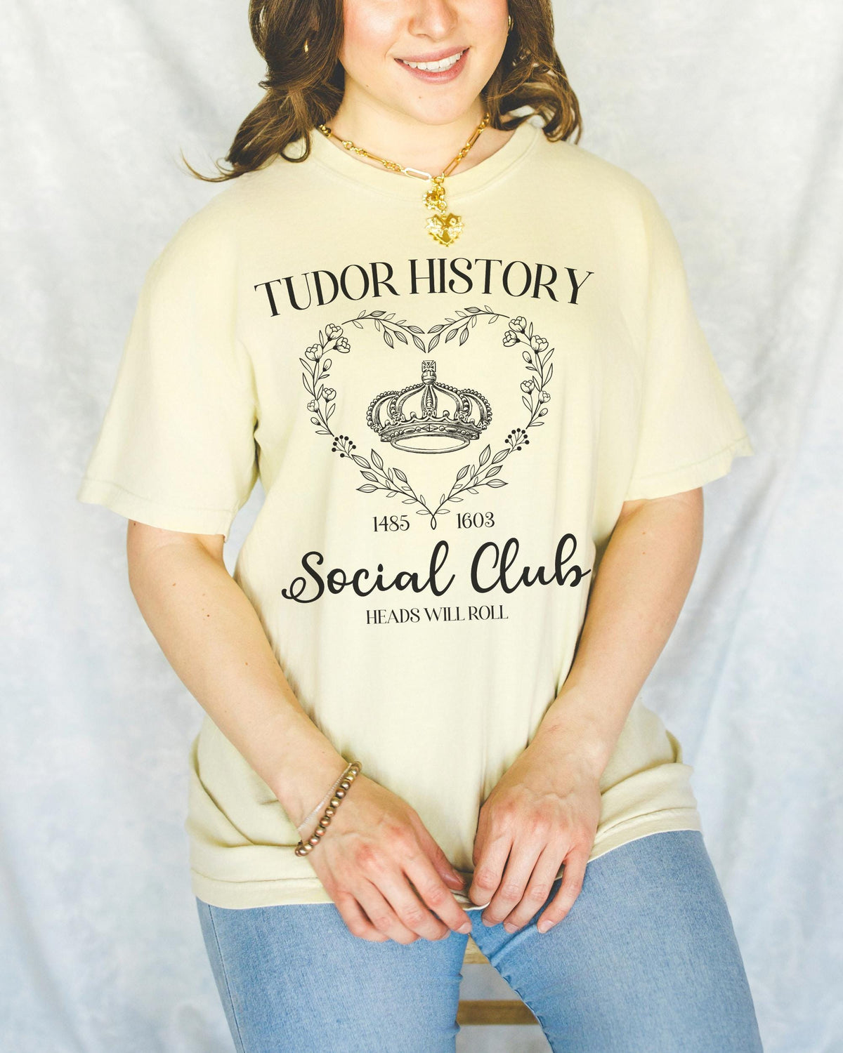 Tudor History Tee Shirt European History Shirt King Henry the 8th Lady Jane Grey Queen Elizabeth I Famous Queens History Teacher Gift Graphic Tee – Fan Favorite · Must-Have Style