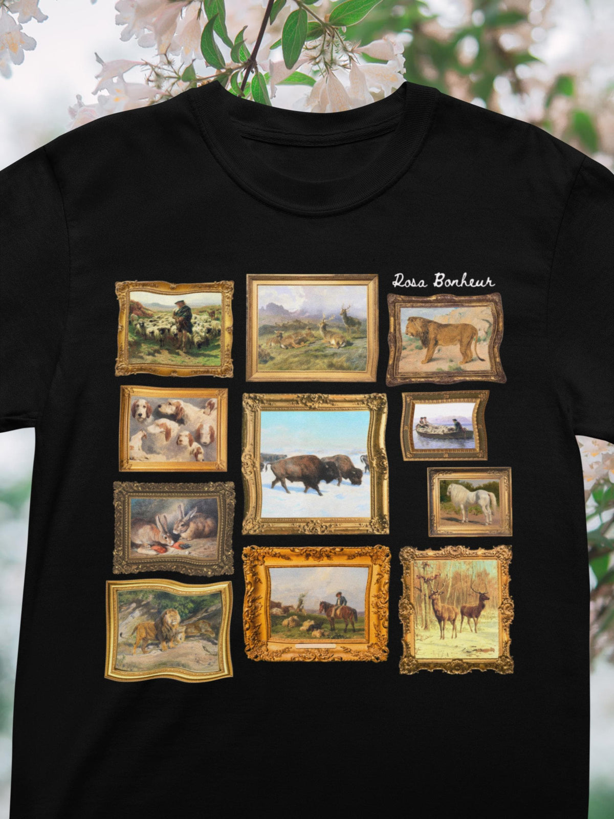 Rosa Bonheur Art History Tee Shirt Famous Paintings French Art History Realism Art Movement Animal Lover Present LGBTQ 19th Century Art Graphic Tee – Soft Feel · Perfect For Daily Wear