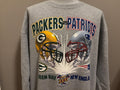 Vintage 90s Green Bay Packers VS New England Patriots NFL Football Super Bowl 31 1997 Crewneck Sweatshirt XL Sweatshirt – Fan Favorite · Great Gift For Fans
