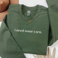 Funny Knitting or Crochet Lover Sweatshirt for Mom Who Loves Yarn Funny Saying Yarn Lover Minimalist Silly Mother39s Day Gift for Grandma Sweatshirt – Everyday Comfort · High-Quality Print