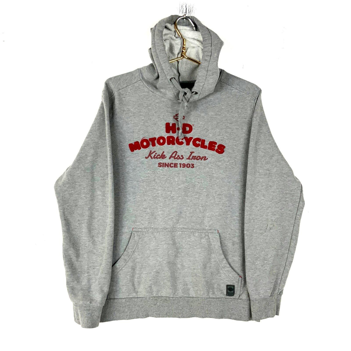 Harley Davidson Sweatshirt Hoodie Size Medium Grey Motorcycle Hoodie – Easygoing Wear · High-Quality Print