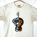 Bape Baby Milo TShirt Size XL White Single Stitch Robot Split A Bathing Ape Y2k Graphic Tee – Easygoing Wear · Must-Have Style