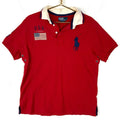 Vintage Polo By Ralph Lauren Collar Shirt Large Red Short Sleeve Henley Usa RL Graphic Tee – Feel-Good Design · Perfect For Daily Wear