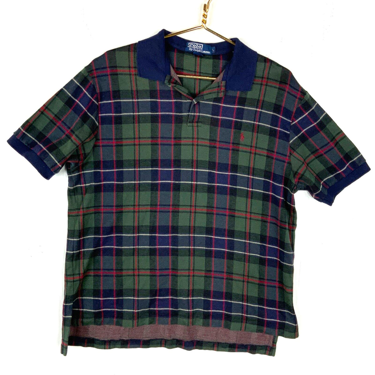 Vintage Polo By Ralph Lauren Golf Shirt Large Plaid Short Sleeve Henley Graphic Tee – Feel-Good Design · High-Quality Print