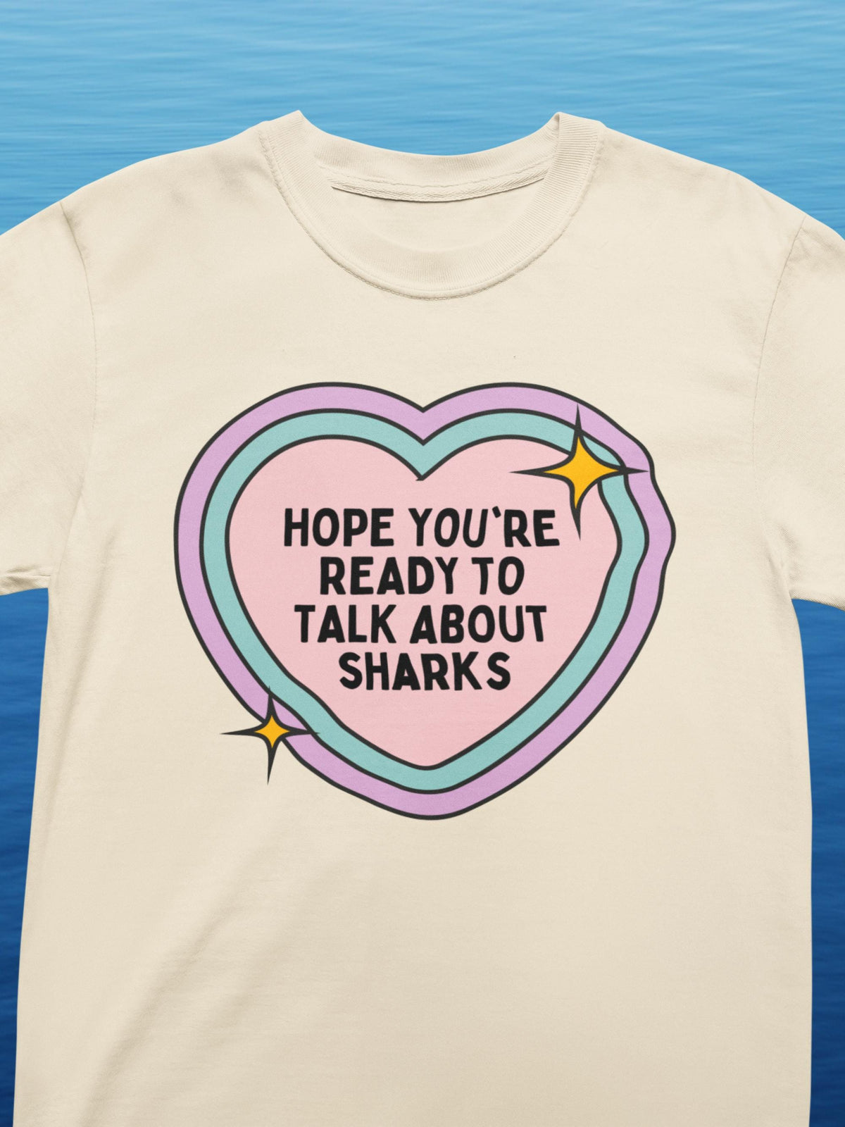 Funny Shark Lover TShirt for Trip to Beach Animal Lover Present Cute Marine Biologist Gift Birthday Present for Sister who Loves Sharks Graphic Tee – Soft Feel · High-Quality Print