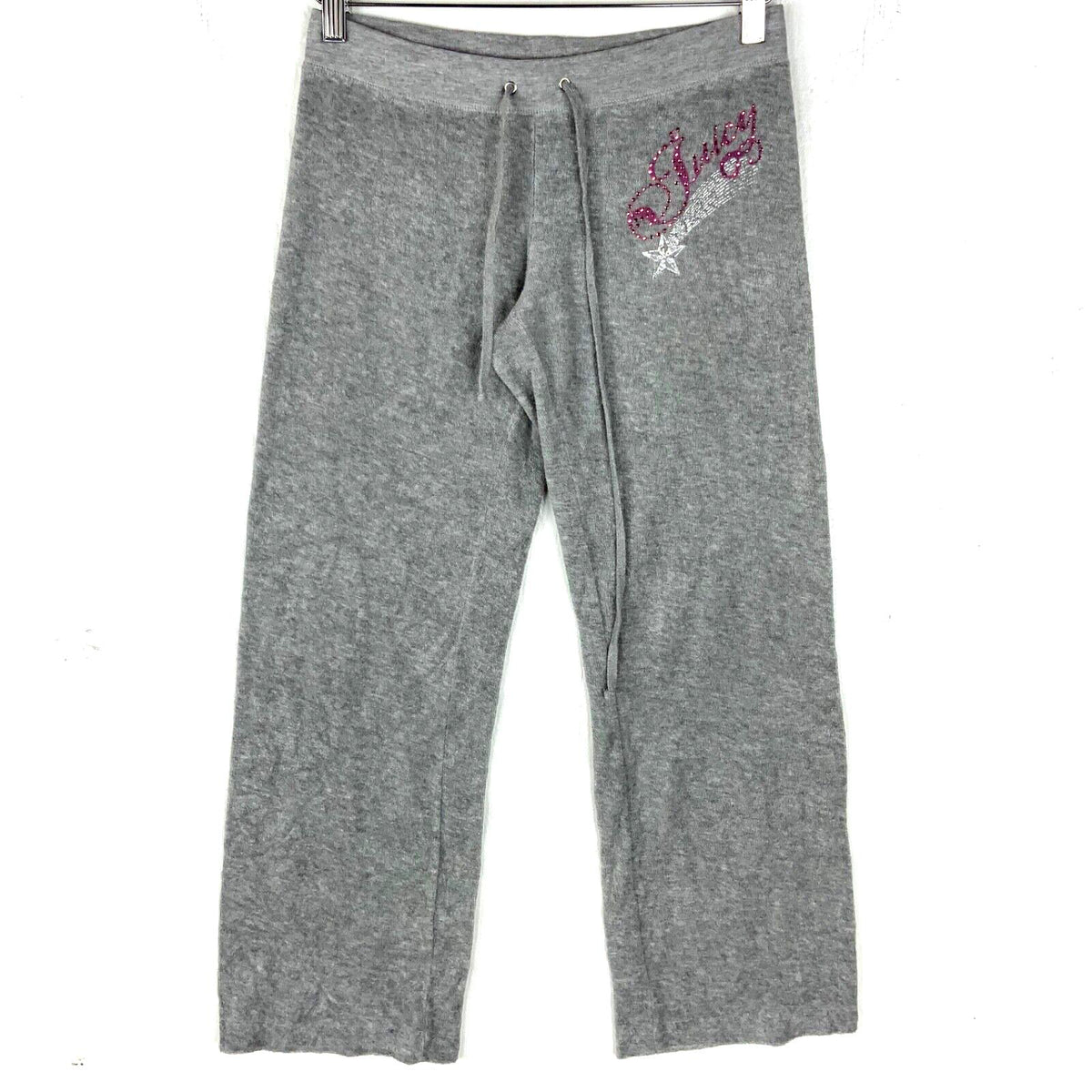 Juicy Couture Velour Women39s Sweat Pants Petite Gray Y2K Graphic Tee – Easygoing Wear · Must-Have Style