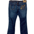 Vintage Y2K Hollywood Denim Jean Size 34 Dark Wash Bootcut Graphic Tee – Easygoing Wear · Must-Have Style