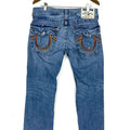 Y2K True Religion World Tour Denim Jean Size 33 Blue Made In Usa Boot Cut Graphic Tee – Aesthetic Look · High-Quality Print