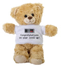 Gamer Teddy Bear Congratulations on Your Level Up Birthday Gift for Gamers Funny Gamer Plush Graphic Tee – Warm & Stylish · High-Quality Print