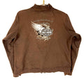 Vintage Y2k Harley Davidson Women39s Sweatshirt Large Brown Full Zip Y2K Sweatshirt – Warm & Stylish · Top Pick For Any Outfit
