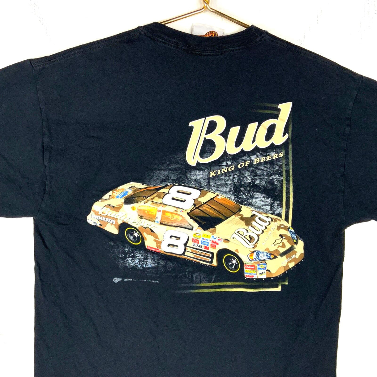 Y2K Nascar Racing Tshirt Large Double Sided Budweiser 2007 Dale Earnhardt Jr Graphic Tee – Cozy Vibes · High-Quality Print