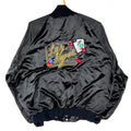 Vintage Las Vegas Satin Jacket XL Black Snap Button Lined Graphic Tee – Bold Style · Top Pick For Any Outfit