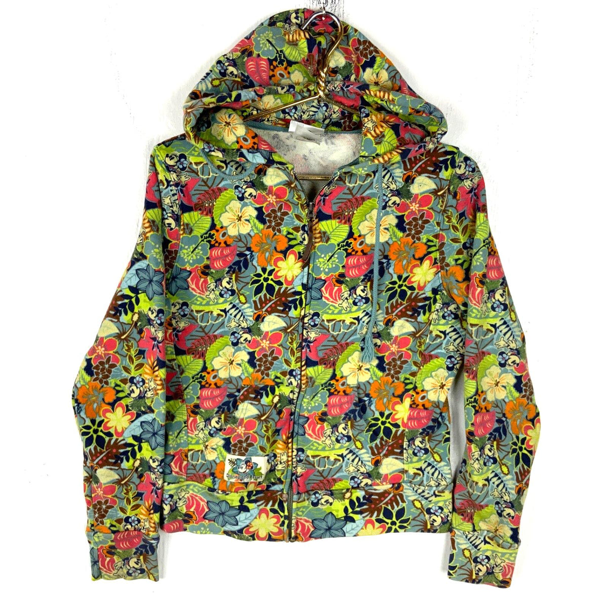 Vintage Minnie Mouse Disney Women39s Sweatshirt Hoodie Medium Full Zip Floral Aop Hoodie – Aesthetic Look · Top Pick For Any Outfit