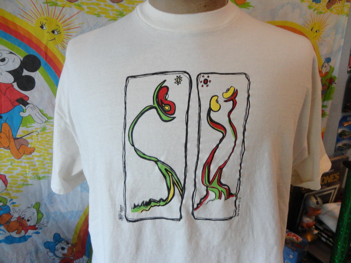 Vintage 90s Blumen Designs 1993 Single Stitch Art Tee White T Shirt XL Graphic Tee – Feel-Good Design · Trending Graphic Apparel