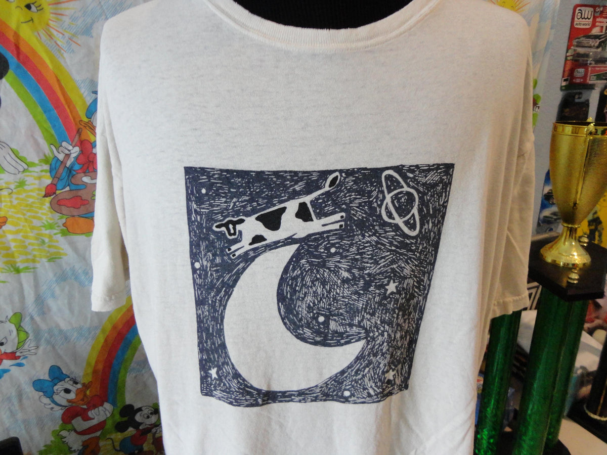 Vintage 9039s Ben Jerry39s Ice Cream Vermont39s Finest Cow Jumping Over The Moon T Shirt XL Graphic Tee – Feel-Good Design · Top Pick For Any Outfit