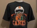 Vintage 2000s University Of Miami Hurricanes Canes Football College Tshirt XL Graphic Tee – Soft Feel · Must-Have Style