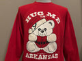 Vintage 80s Hug Me In Arkansas Santa Claus Teddy Bear Crewneck Sweatshirt XL Sweatshirt – Cozy Vibes · Trending Graphic Apparel