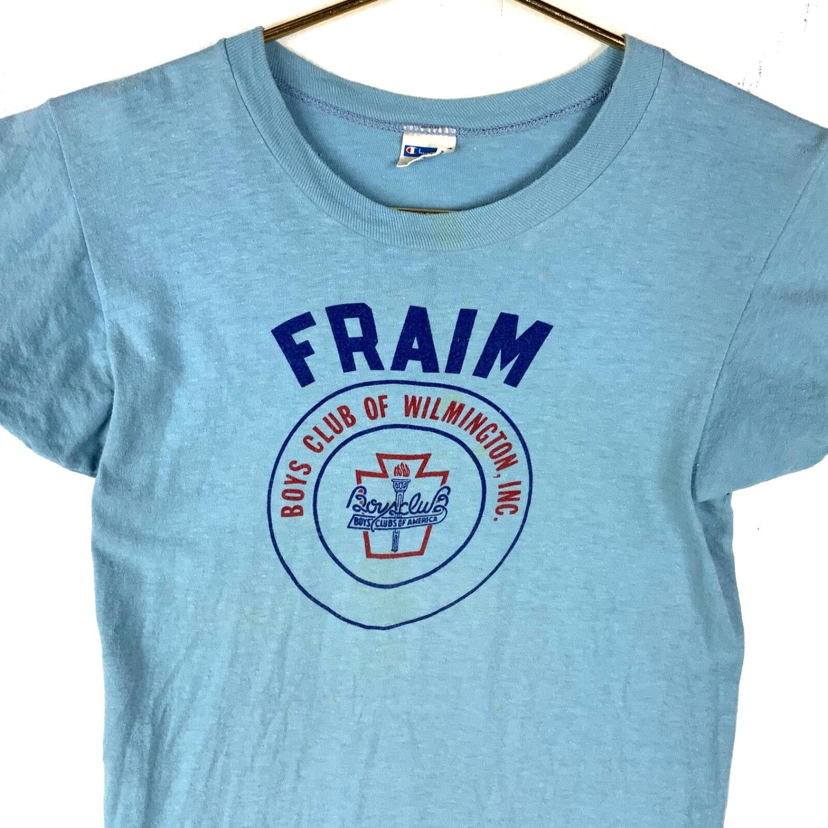 Vintage Champion TShirt Size Small Blue Single Stitch Fraim Boy Scout Club 70s Graphic Tee – Soft Feel · Trending Graphic Apparel