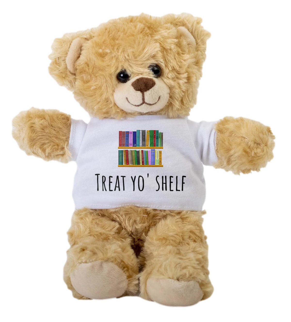 Librarian Gift Funny Book Lover Teddy Bear Treat Yo39 Shelf Library Pun Plush Book Nerd Present Graphic Tee – Cozy Vibes · Must-Have Style