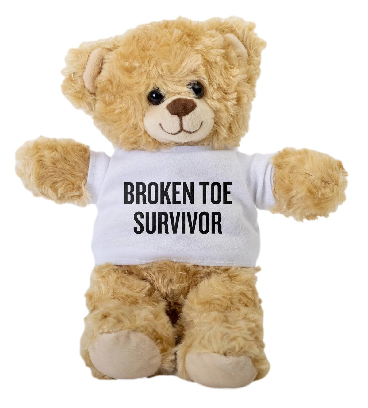 Broken Toe Gift Funny Get Well Teddy Bear Broken Toe Survivor Plush Recovery Keepsake Graphic Tee – Everyday Comfort · Perfect For Daily Wear
